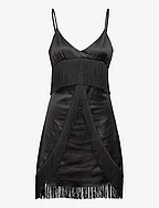 Lisbon Slip Dress - BLACK