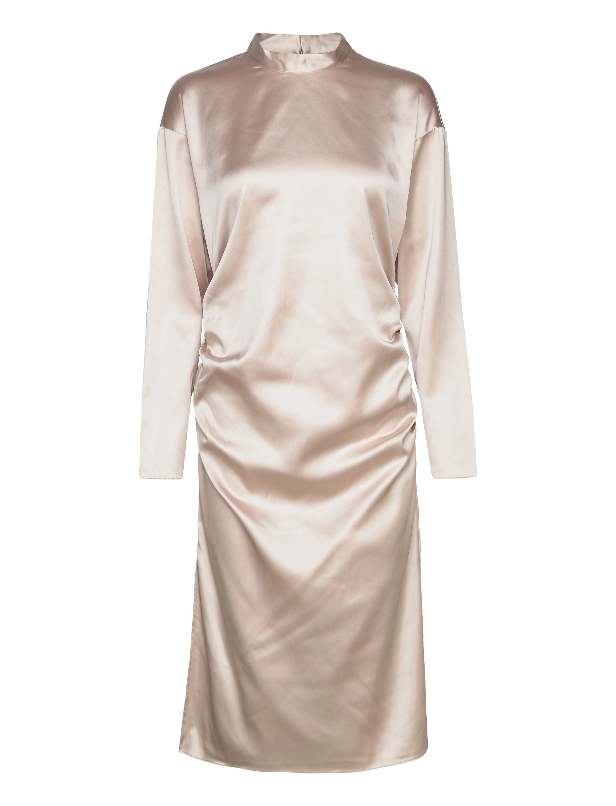DESIGNERS, REMIX Lisbon Drape Dress, 36, Cream, Kjoler > Knælange Og Midi, Dame
