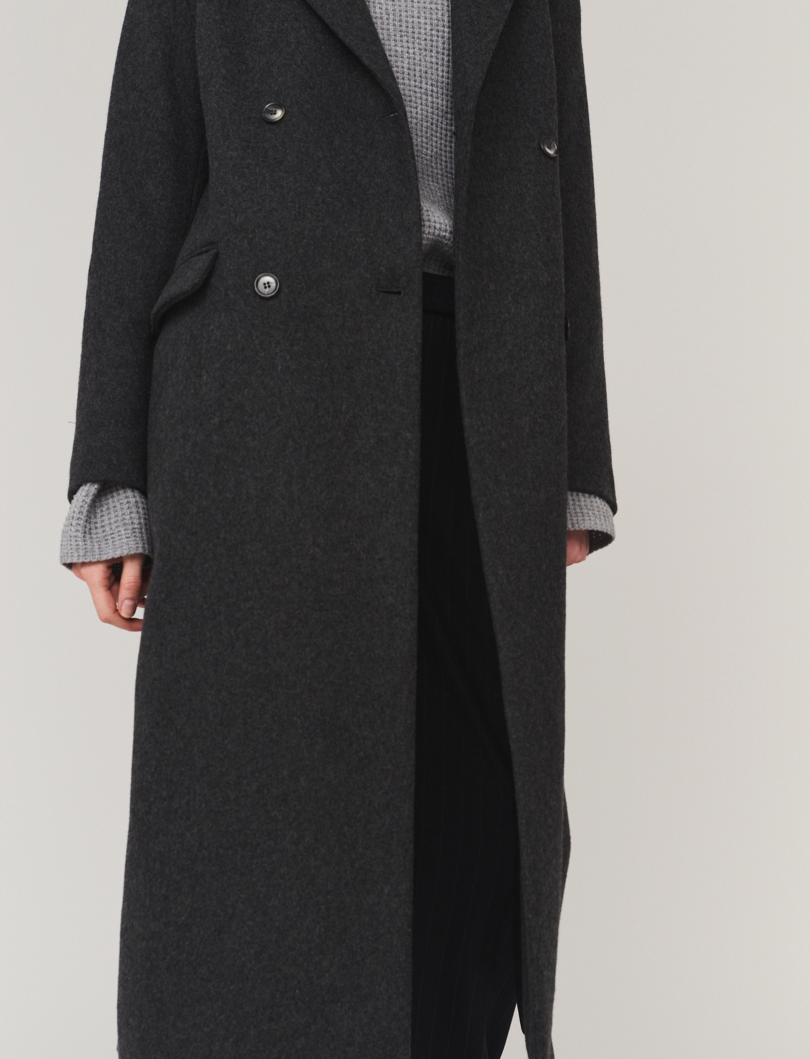 DESIGNERS, REMIX - Milano Double Coat - grey melange - 2