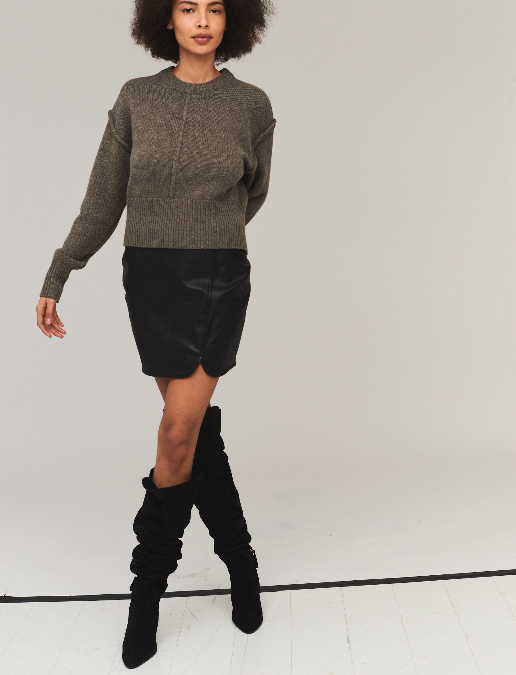 DESIGNERS, REMIX - Marie Mini Skirt - black - 2