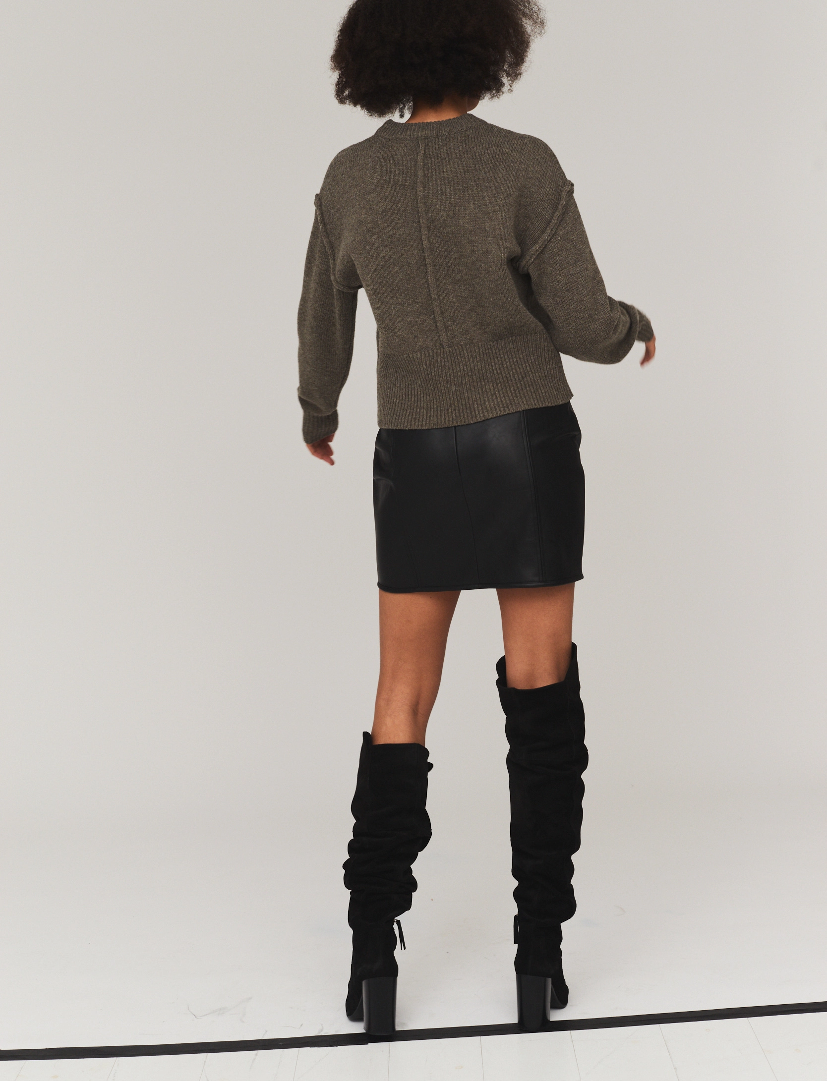 DESIGNERS, REMIX - Marie Mini Skirt - black - 4