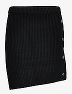 Molina Button Skirt - BLACK