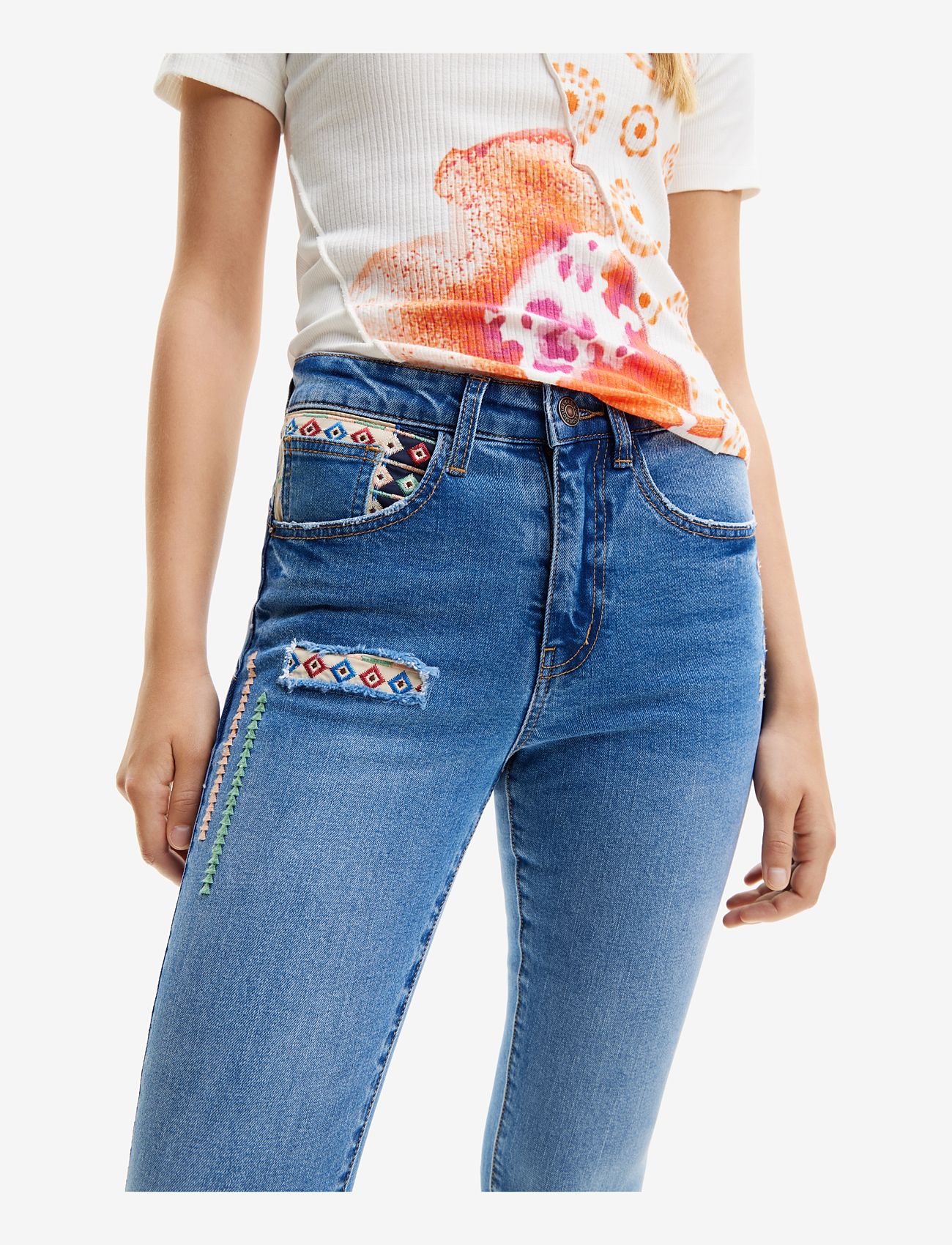 Desigual - MARYLA - slim jeans - blue - 4