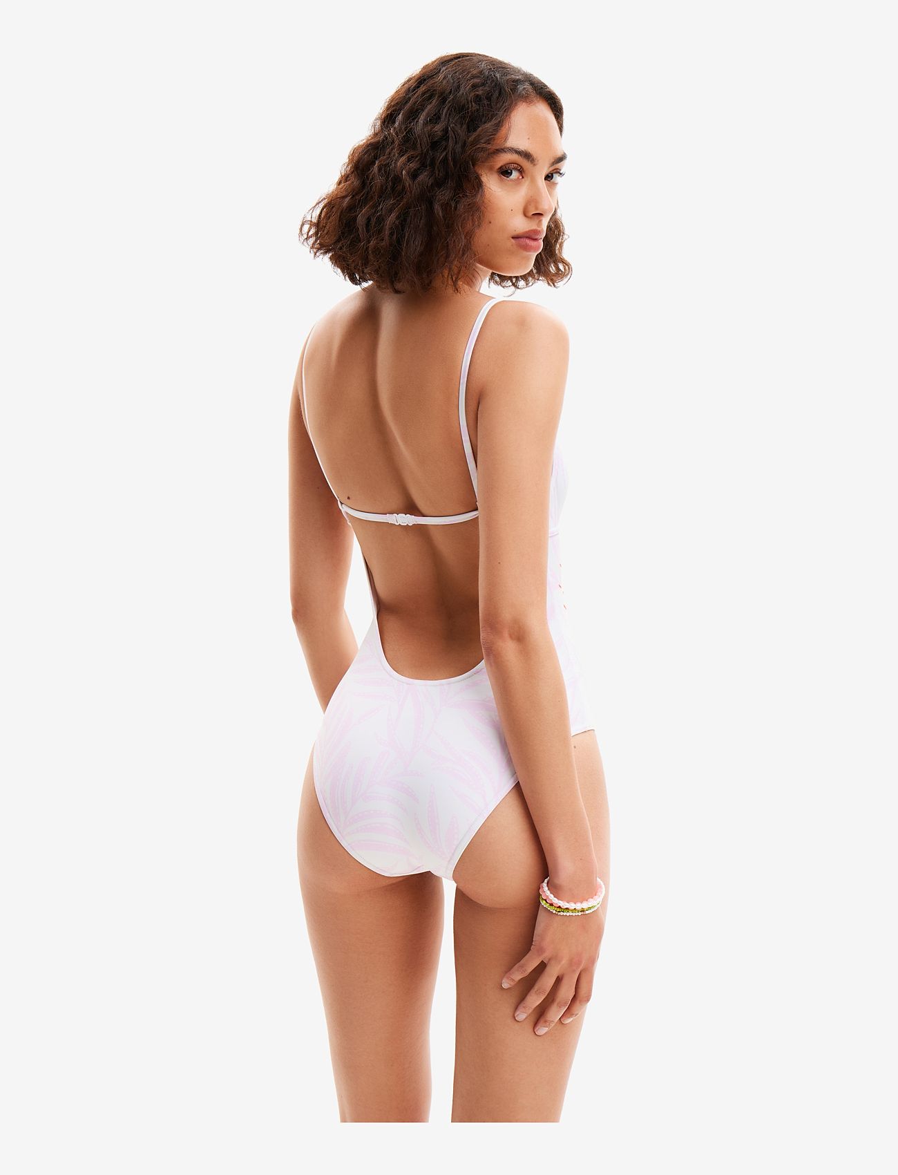 Desigual - PANTER - ujumistrikood - white - 3