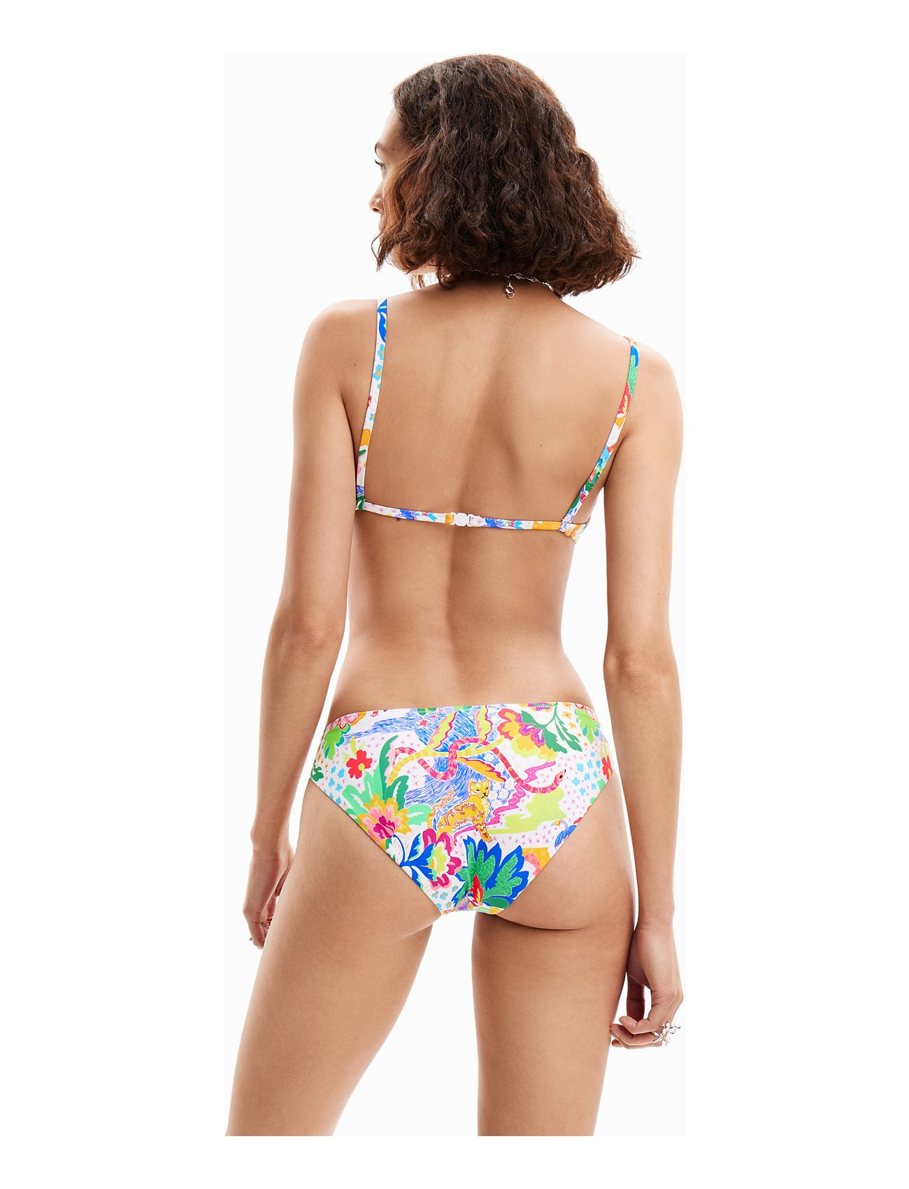 Desigual - JUNGLE BOTTOM - bikinihousut - cream - 3