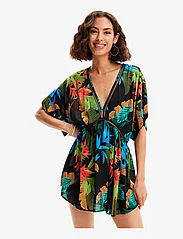 Desigual - TOP TROPICAL PARTY - short-sleeved blouses - black - 0