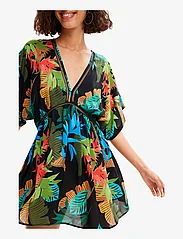 Desigual - TOP TROPICAL PARTY - short-sleeved blouses - black - 4
