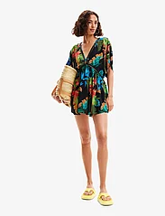 Desigual - TOP TROPICAL PARTY - short-sleeved blouses - black - 5