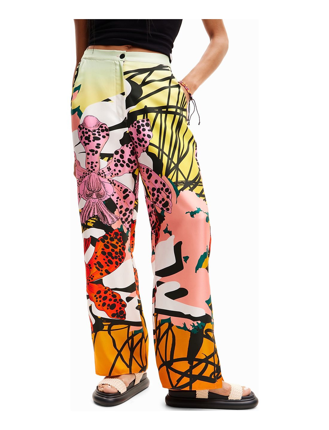 Desigual Ericeira M. Christian Lacroix Pantalons larges Boozt