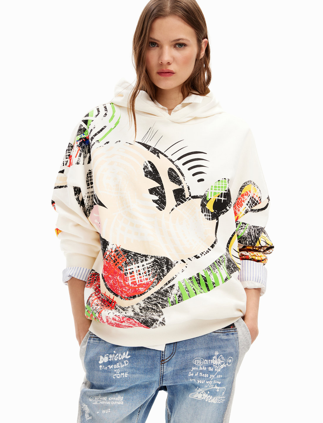Desigual Mickey Cubist M. Christian Lacroix Hoodies Boozt