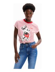Desigual - MICKEY PATCH - t-shirts - red - 0