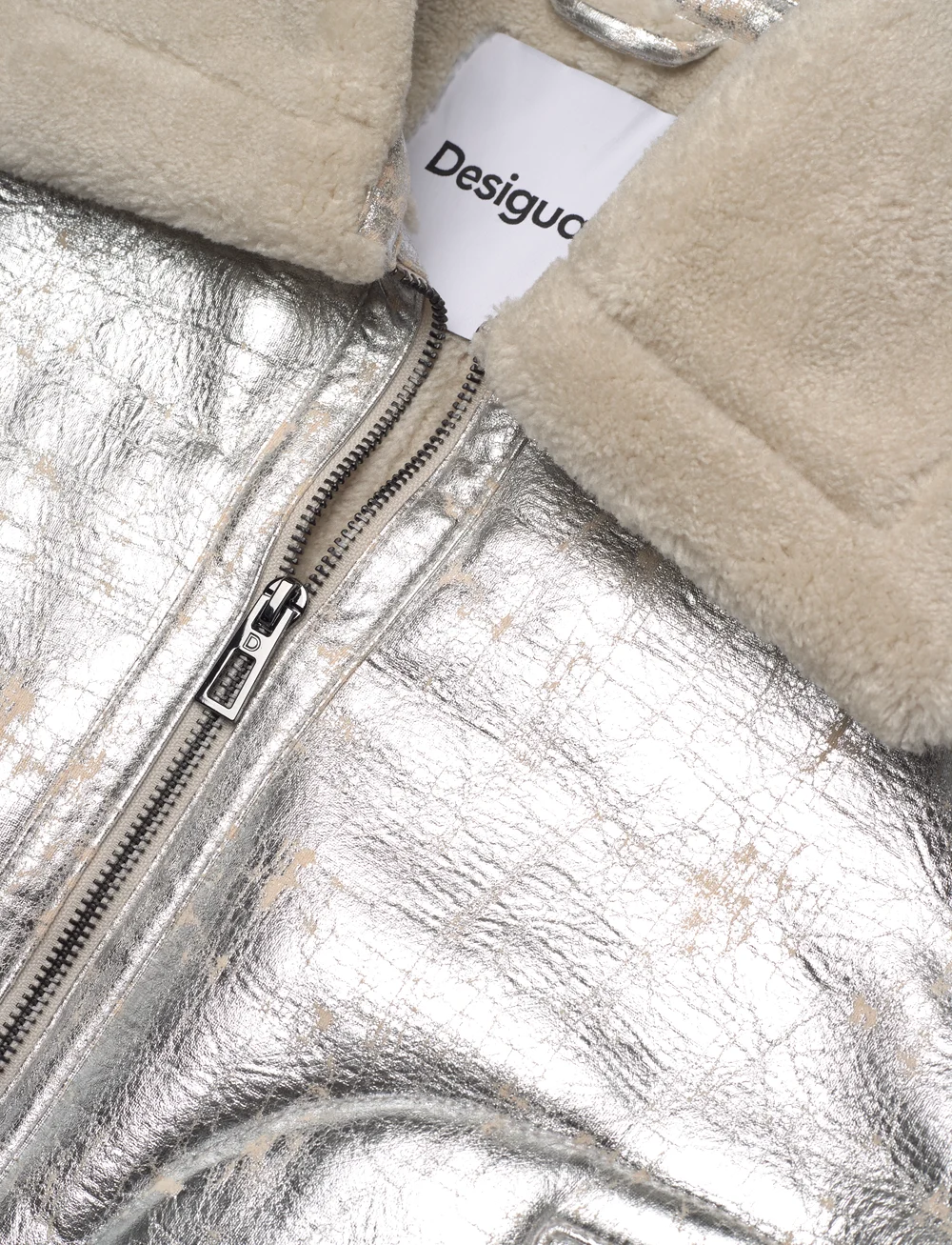 Desigual - LONDRES - faux fur - 2004 silver - 5
