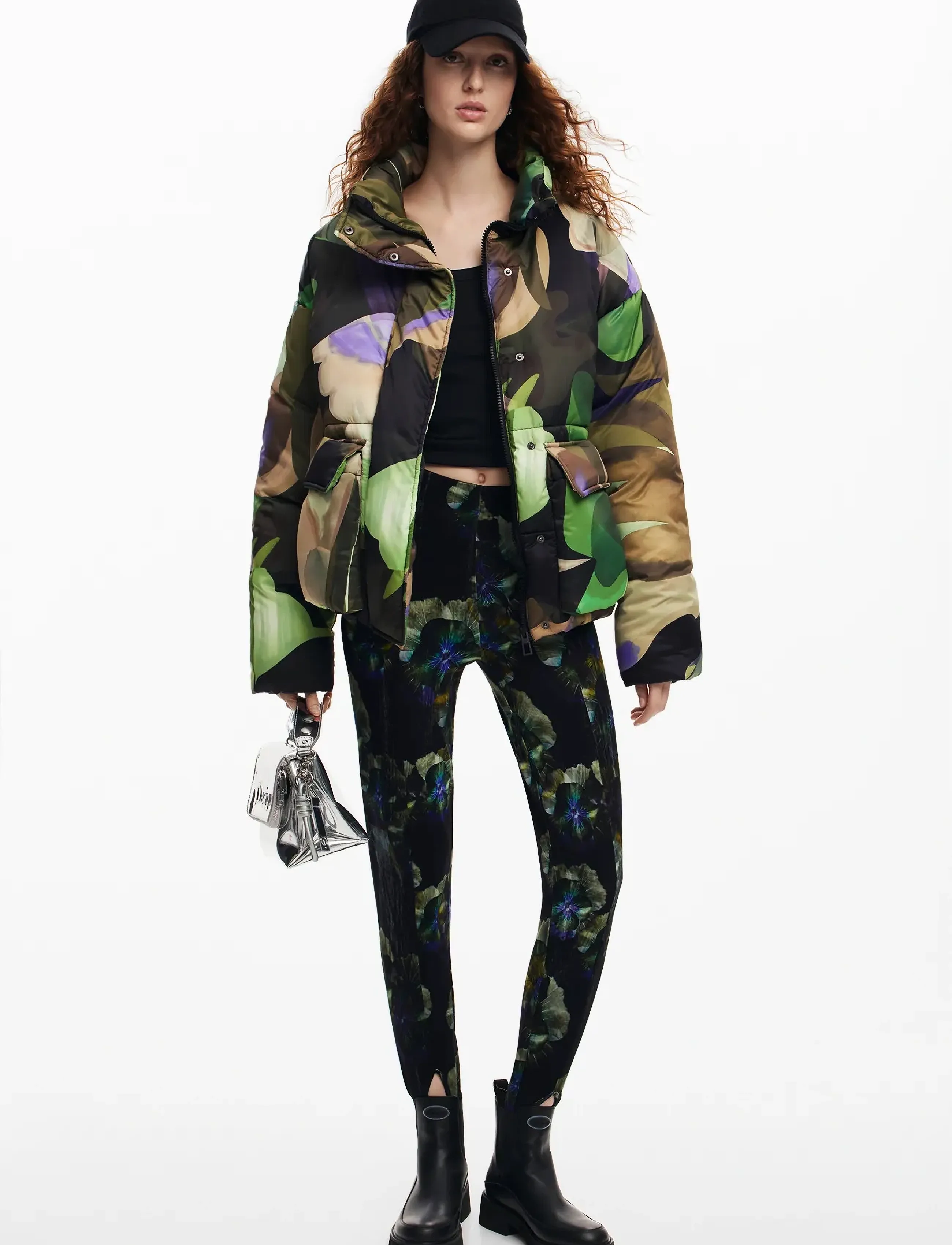 Desigual - PADDED AALBORG LACROIX - 4092 kaki - 4