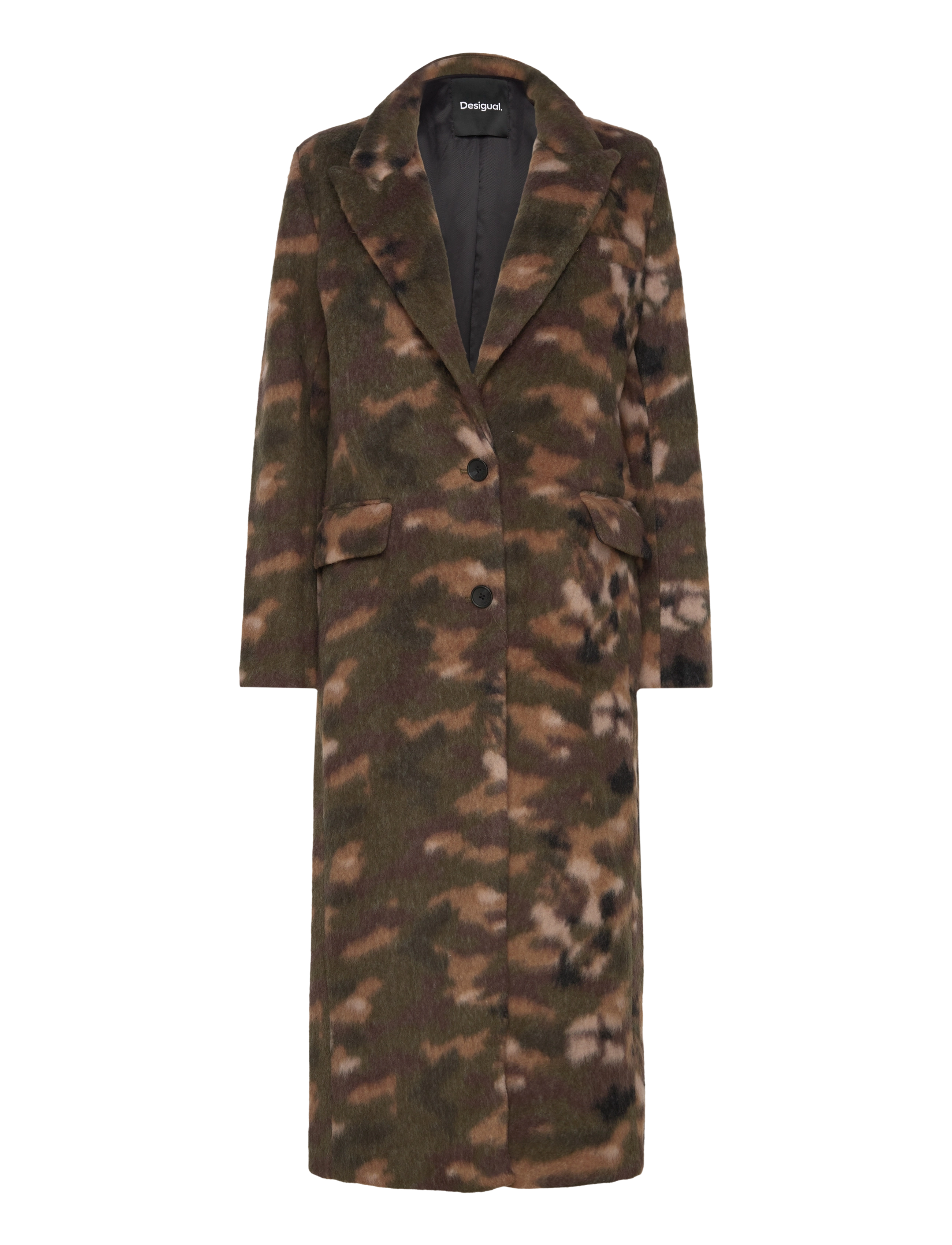 DESIGUAL Mantel Sofía Khaki - M - Damen