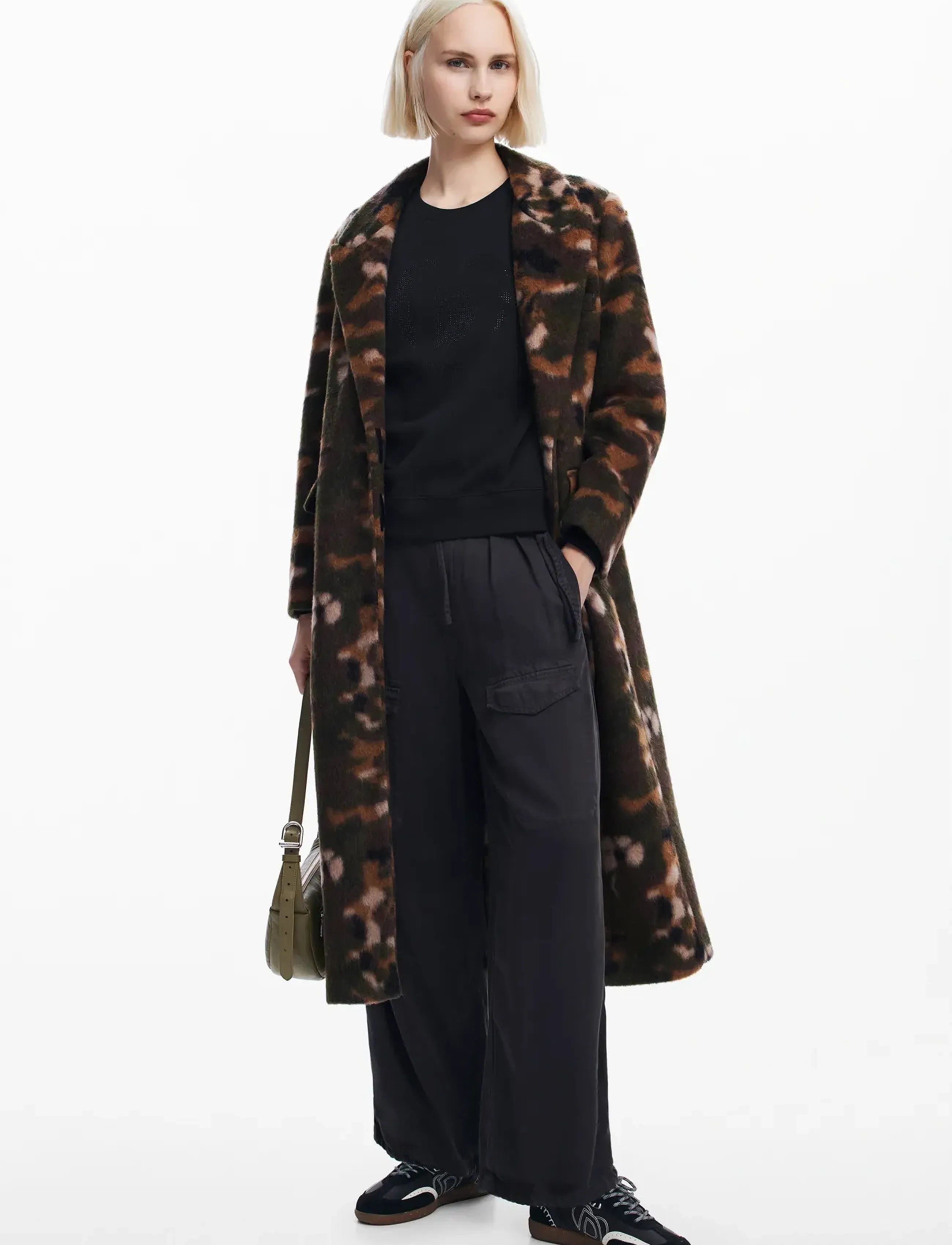 Desigual - COAT SOFÍA - virsdrēbes - 4003 verde militar - 4