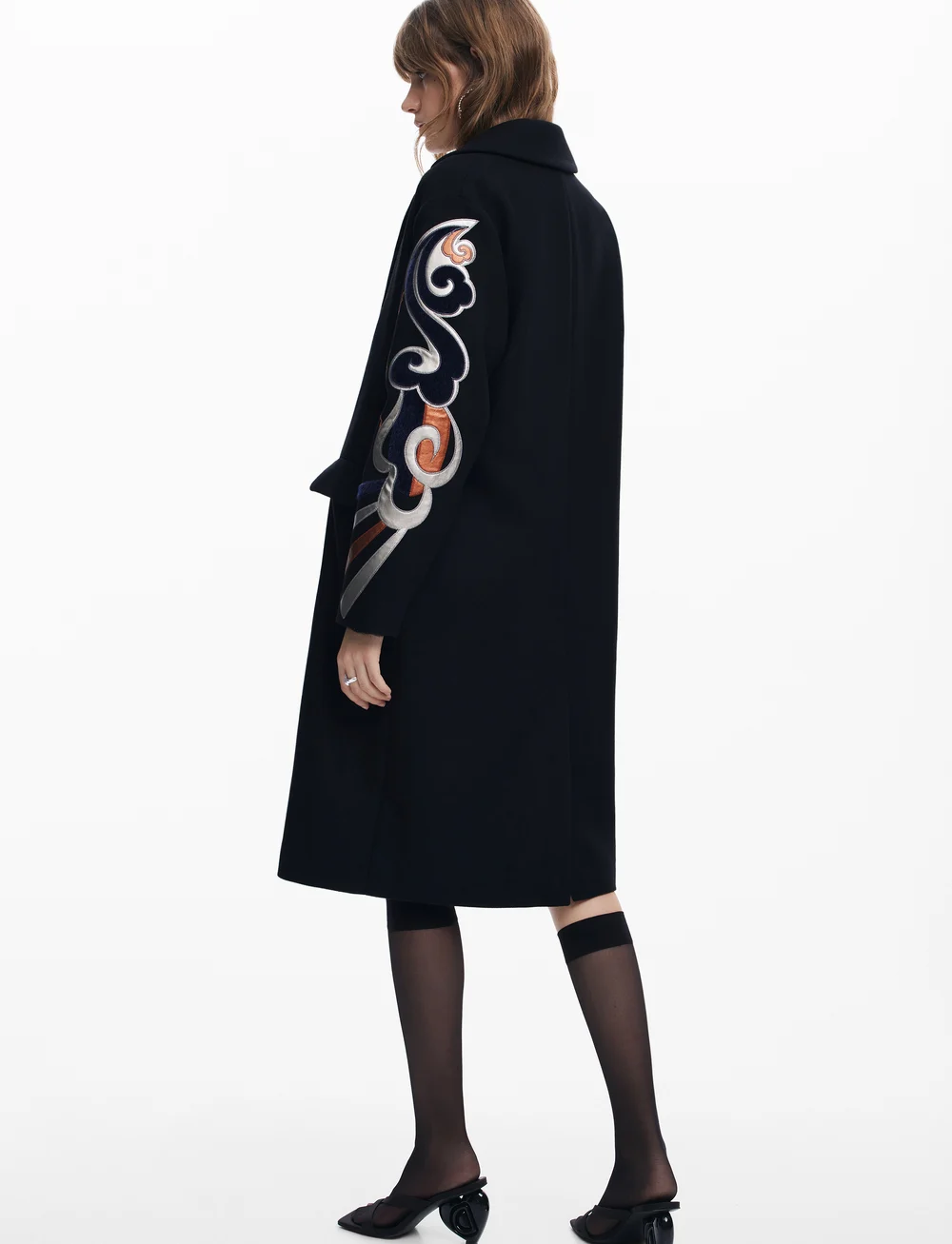 Desigual - COAT CRACOVIA - wool coats - black - 3
