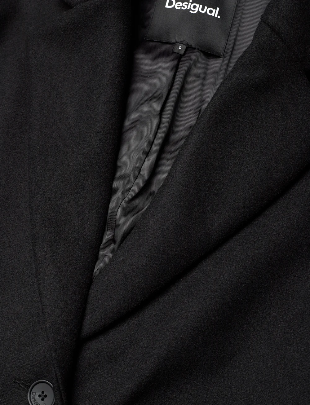 Desigual - COAT CRACOVIA - wool coats - black - 5