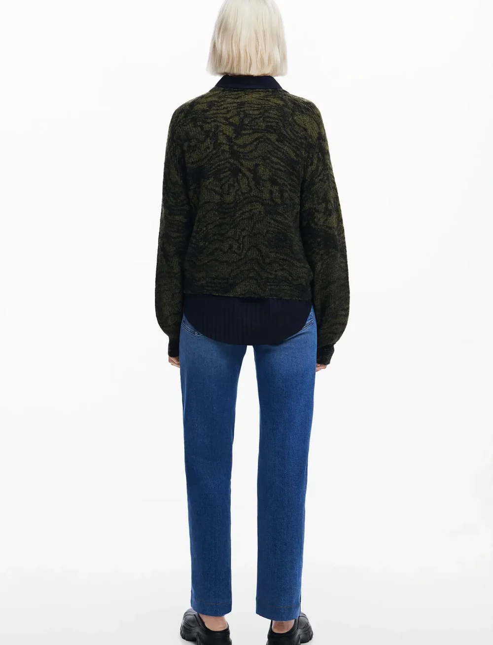 Desigual - BRAMPTON - striktrøjer - 4092 kaki - 3