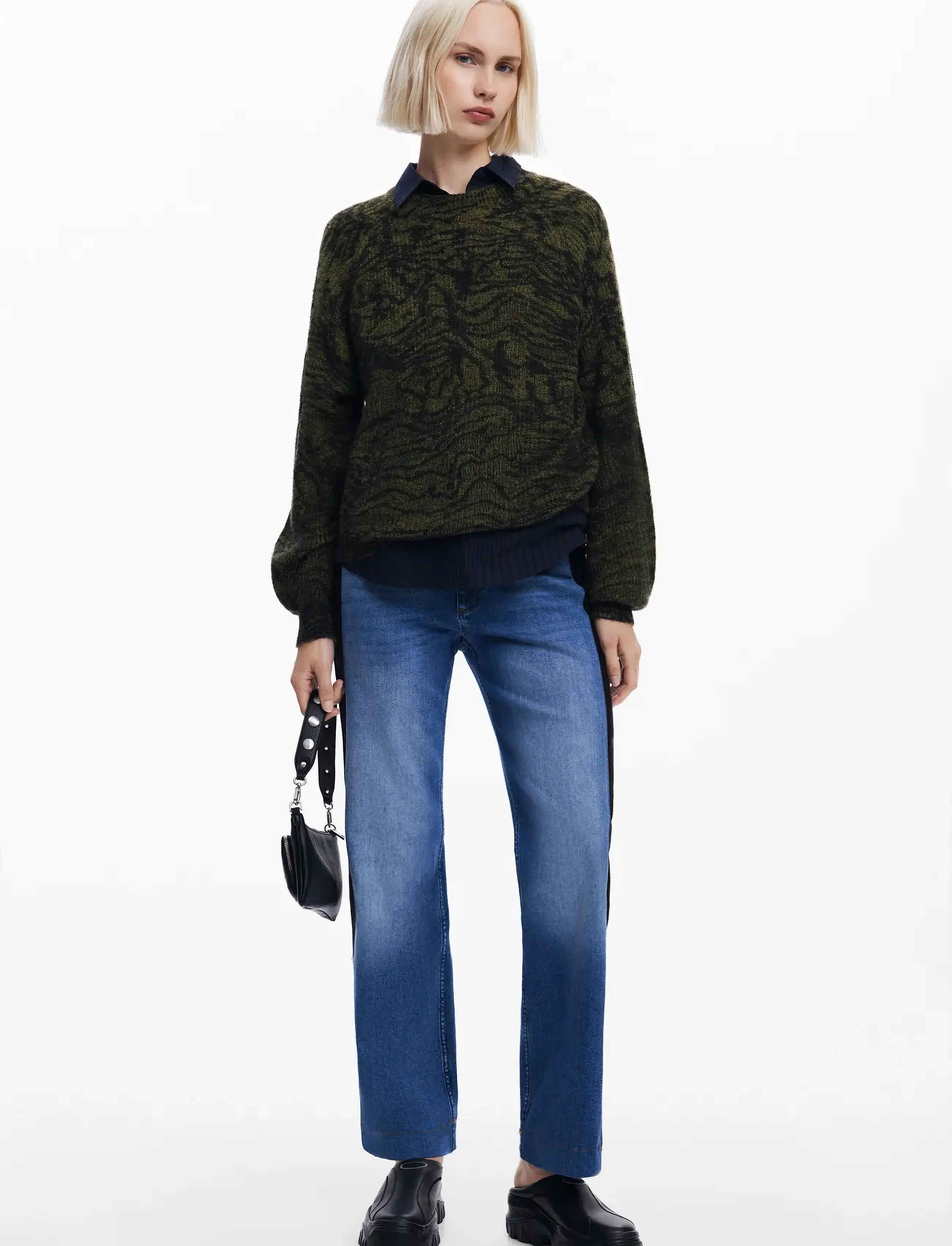 Desigual - BRAMPTON - pullover - 4092 kaki - 4