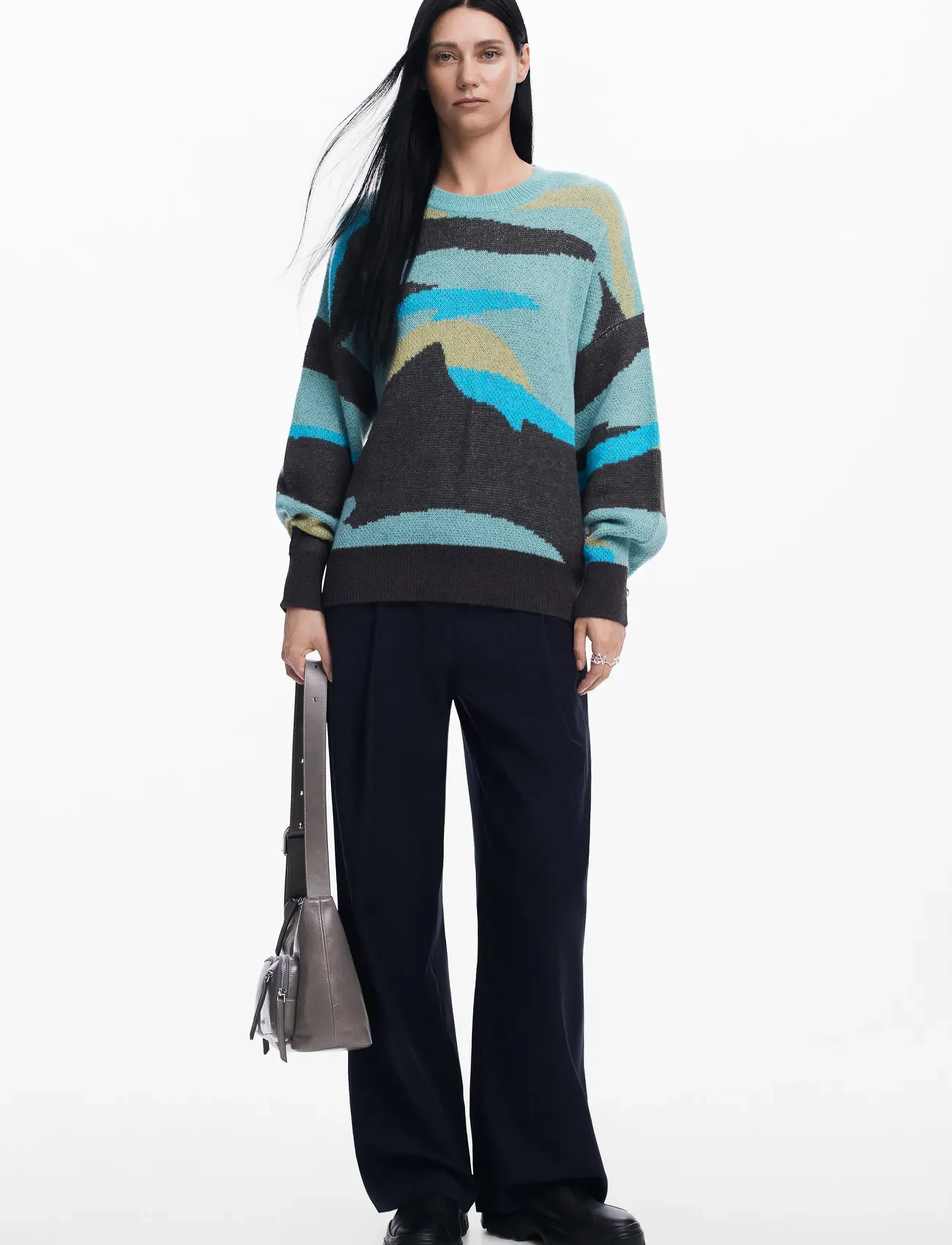 Desigual - THUNDER BAY - pullover - 4001 verde agua - 4