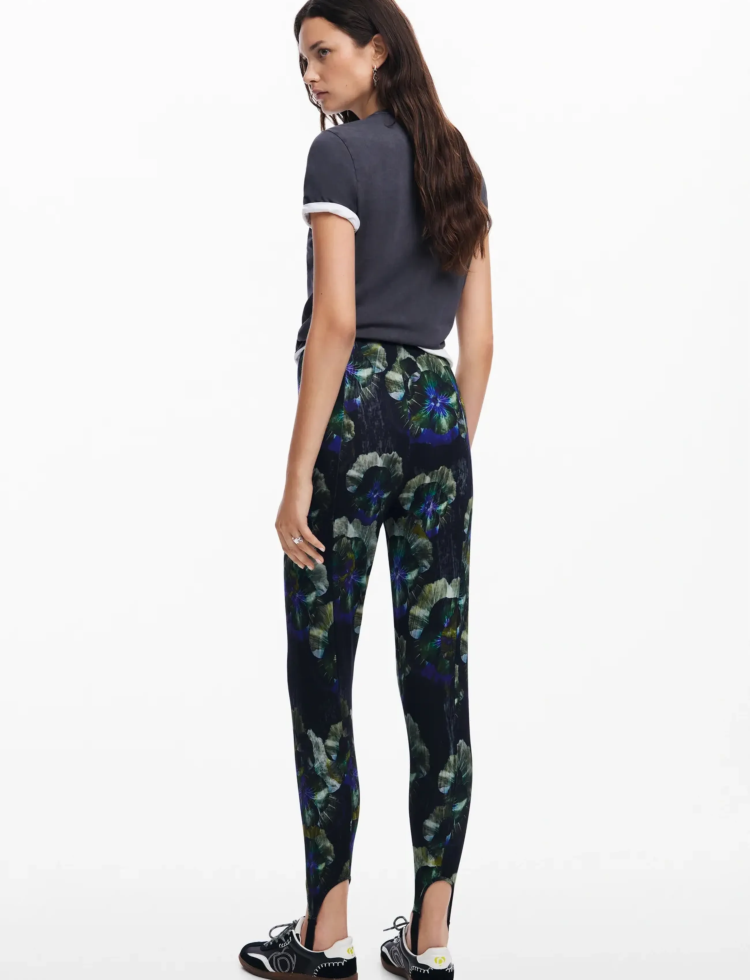 Desigual - PENSEE LACROI - legginsit - 2006 gris oscuro - 3