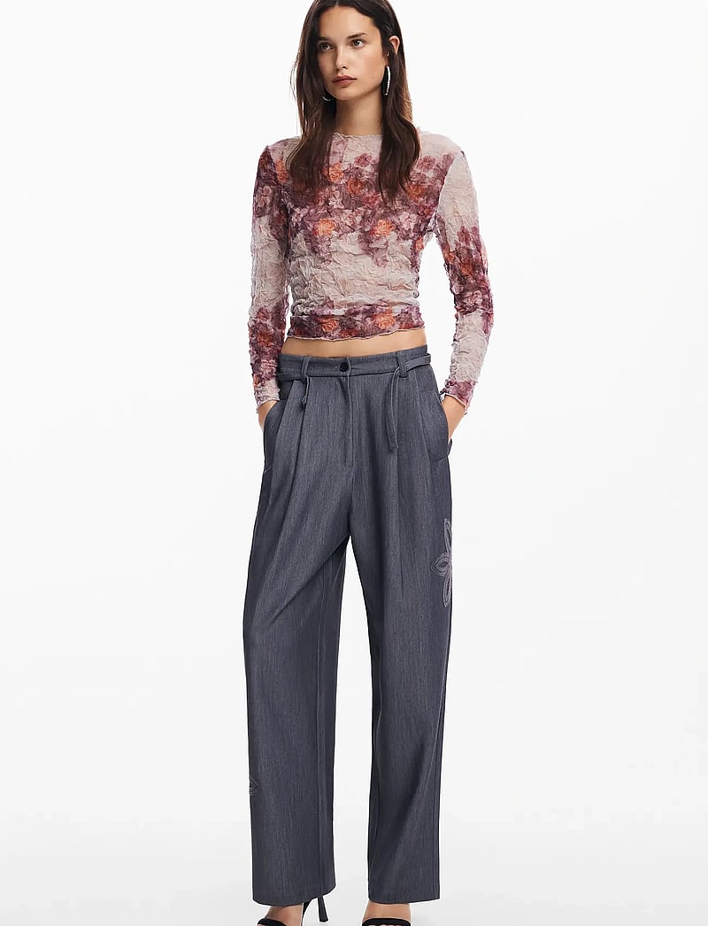 Desigual - RIN - pidulikud püksid - 2082 glaciar grey - 4