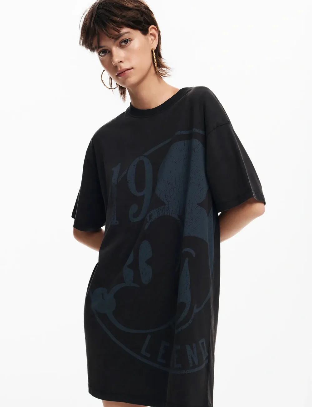 Desigual - 19-MICKEY - t-shirtkjoler - black - 0