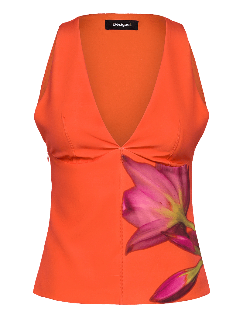 Desigual - FOBOS - tanktops - orange - 1