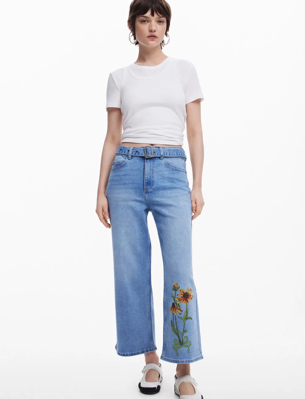 Desigual - OHIO - wide leg jeans - blue - 5