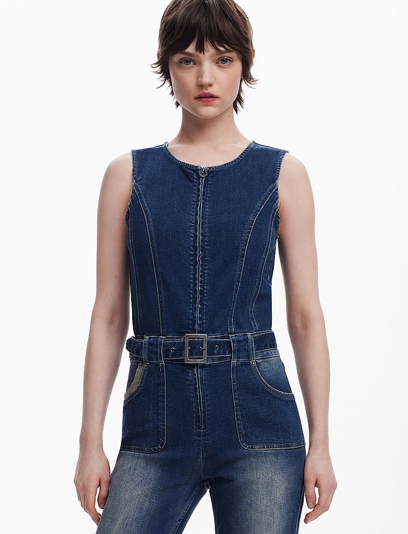 Desigual - CARRING - jumpsuits - blue - 4