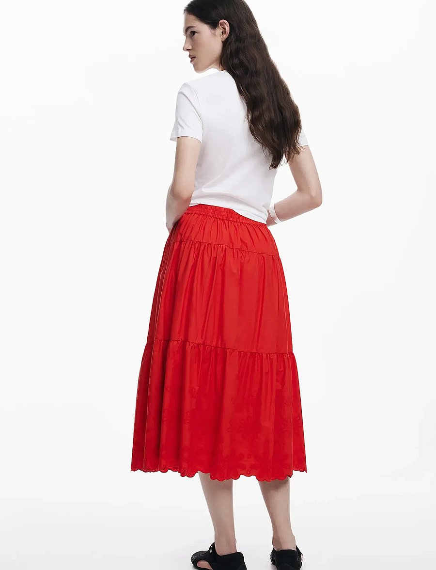 Desigual - TOLSTOI - midi nederdele - 3092 rojo - 3