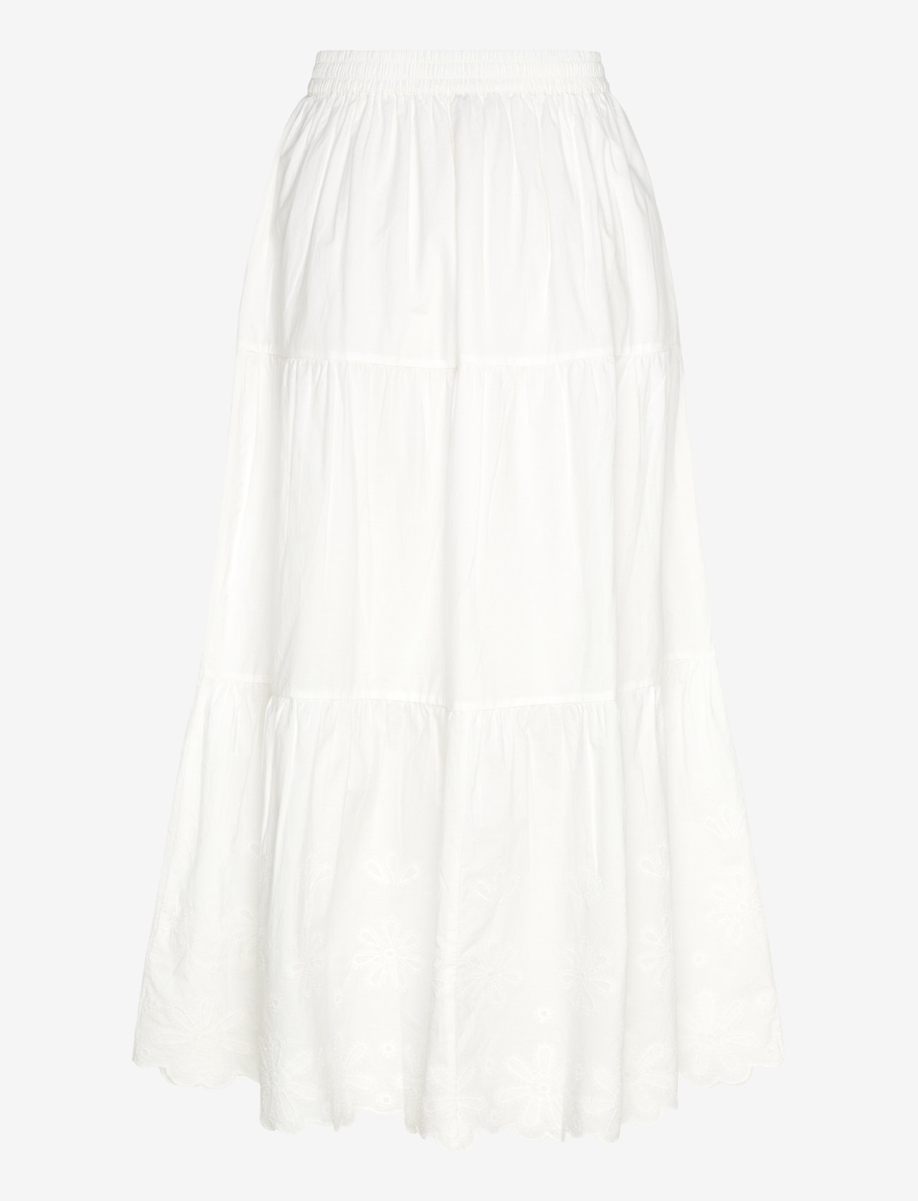 Desigual - TOLSTOI - midi-röcke - white - 1