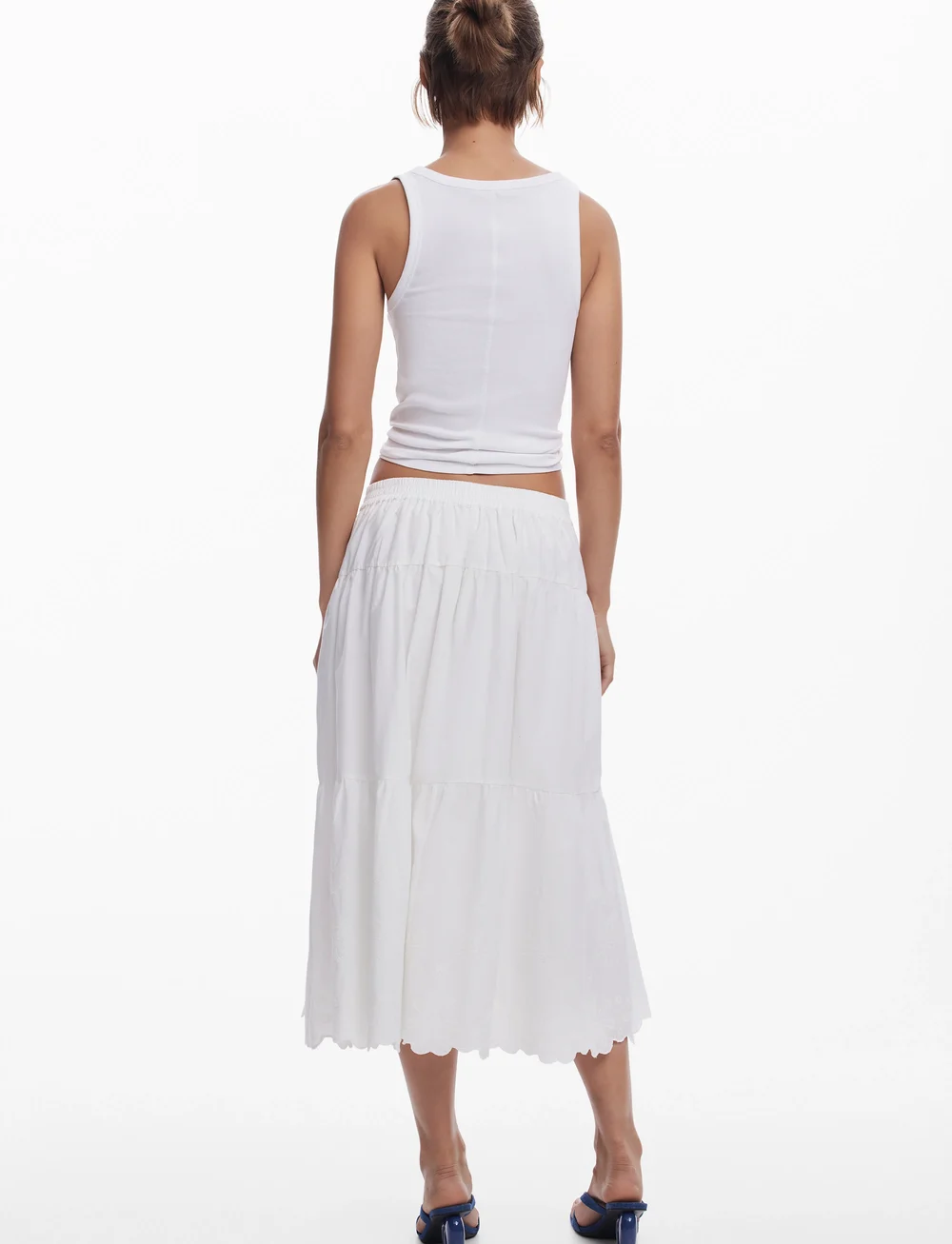 Desigual - TOLSTOI - midi kjolar - white - 3
