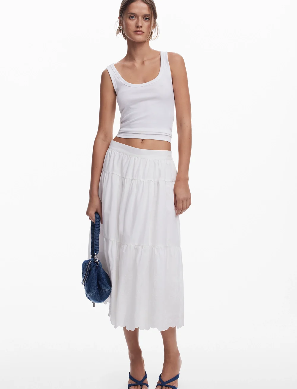 Desigual - TOLSTOI - midi kjolar - white - 4