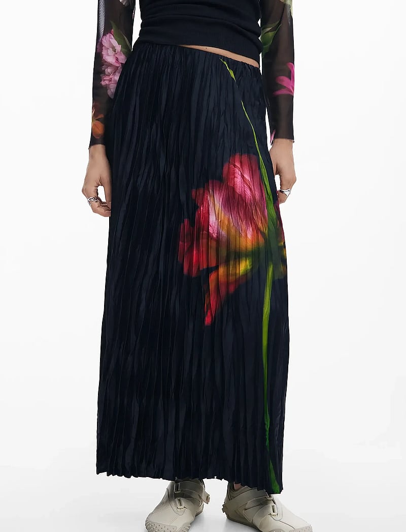 Desigual - FOLLET - faltenröcke - black - 3