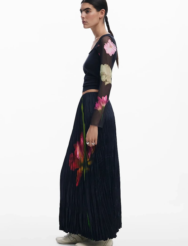 Desigual - FOLLET - faltenröcke - black - 4