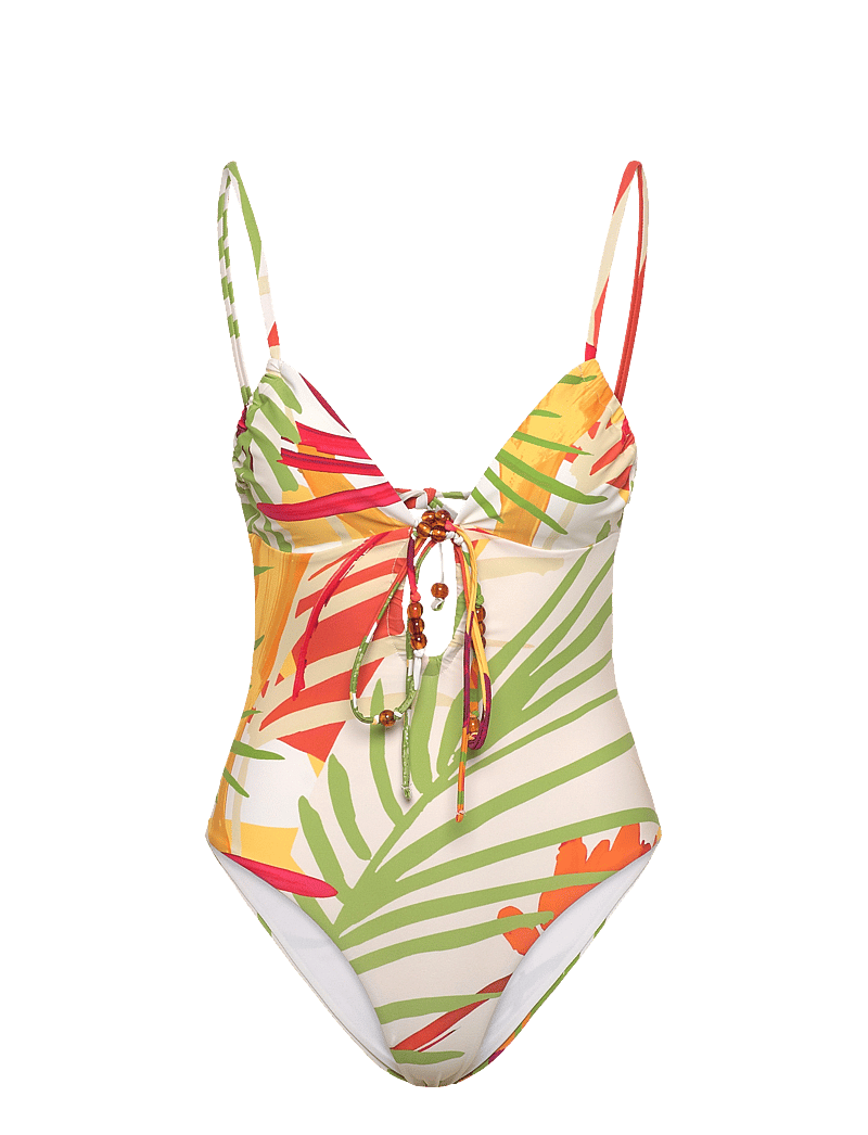Desigual - BELICE TROPI ONE P. - badedragter - cream - 3