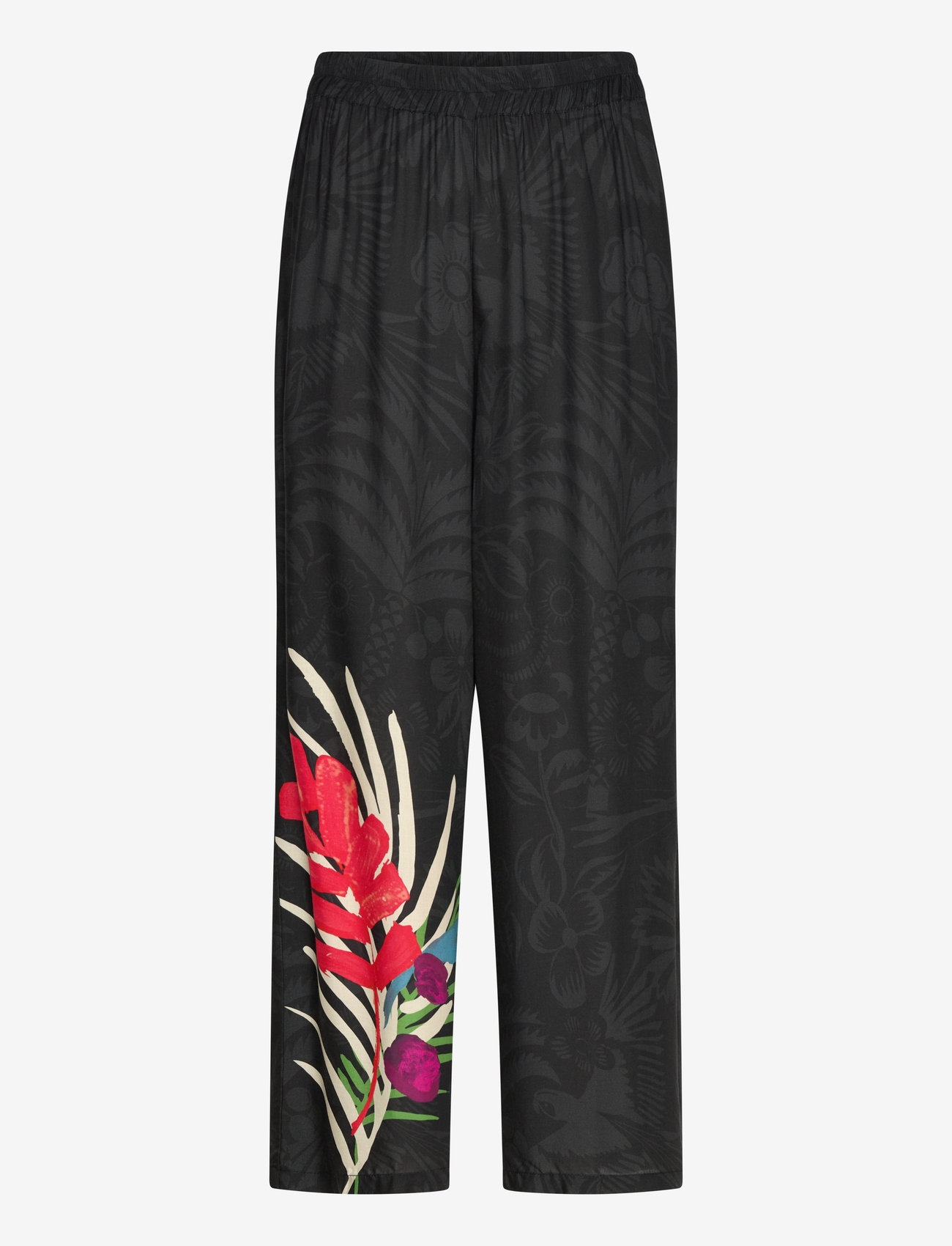 Desigual - COLIBRÍ PANT - laia säärega püksid - black - 1