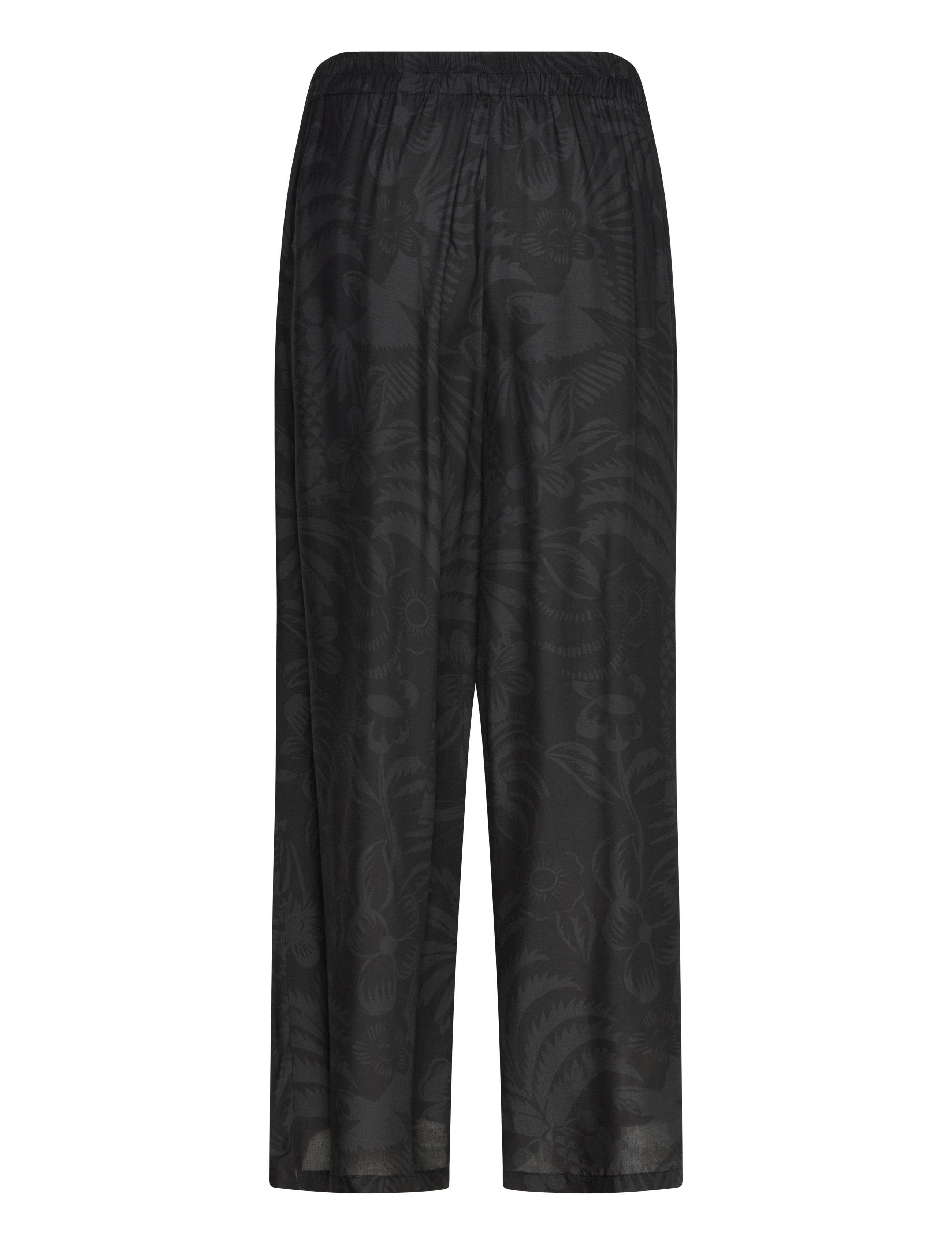 Desigual - COLIBRÍ - bukser med brede ben - black - 2