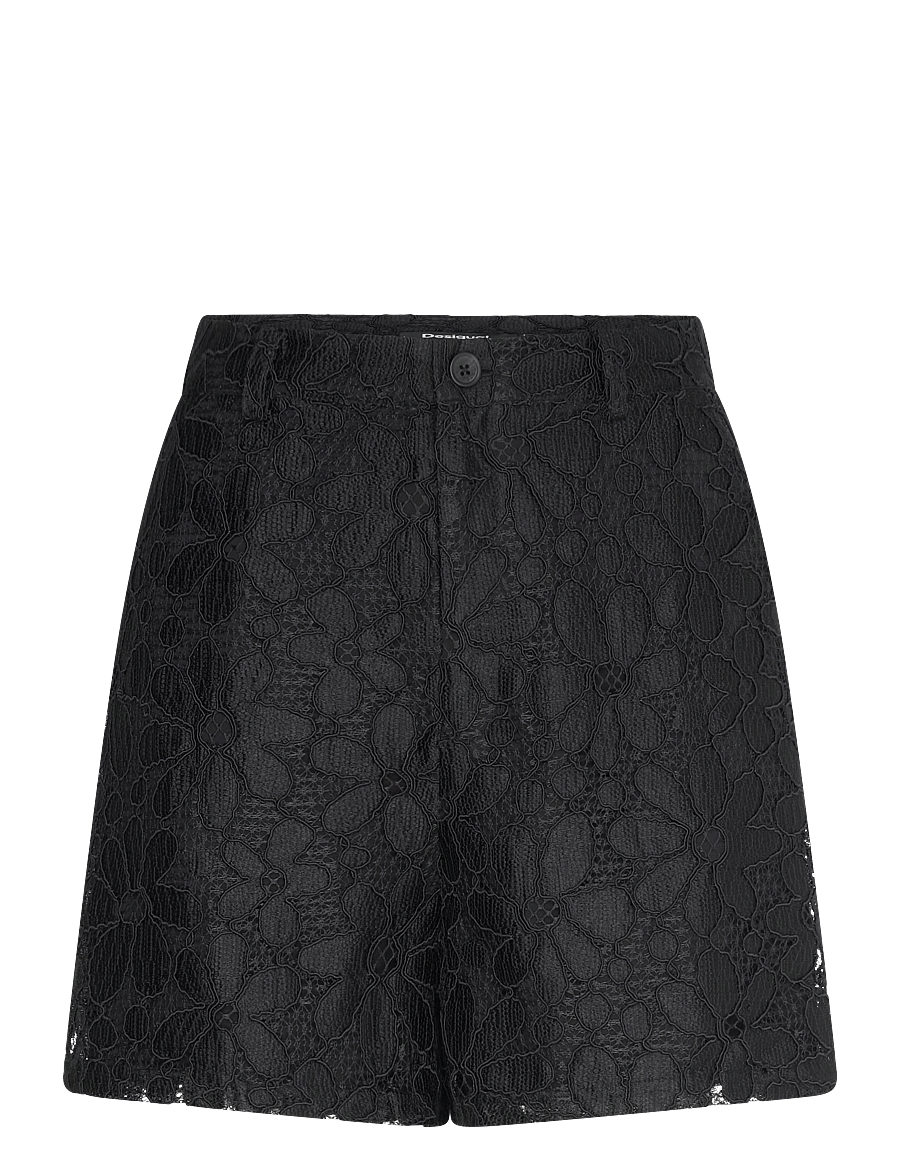 Desigual - LACE - casual shorts - black - 1