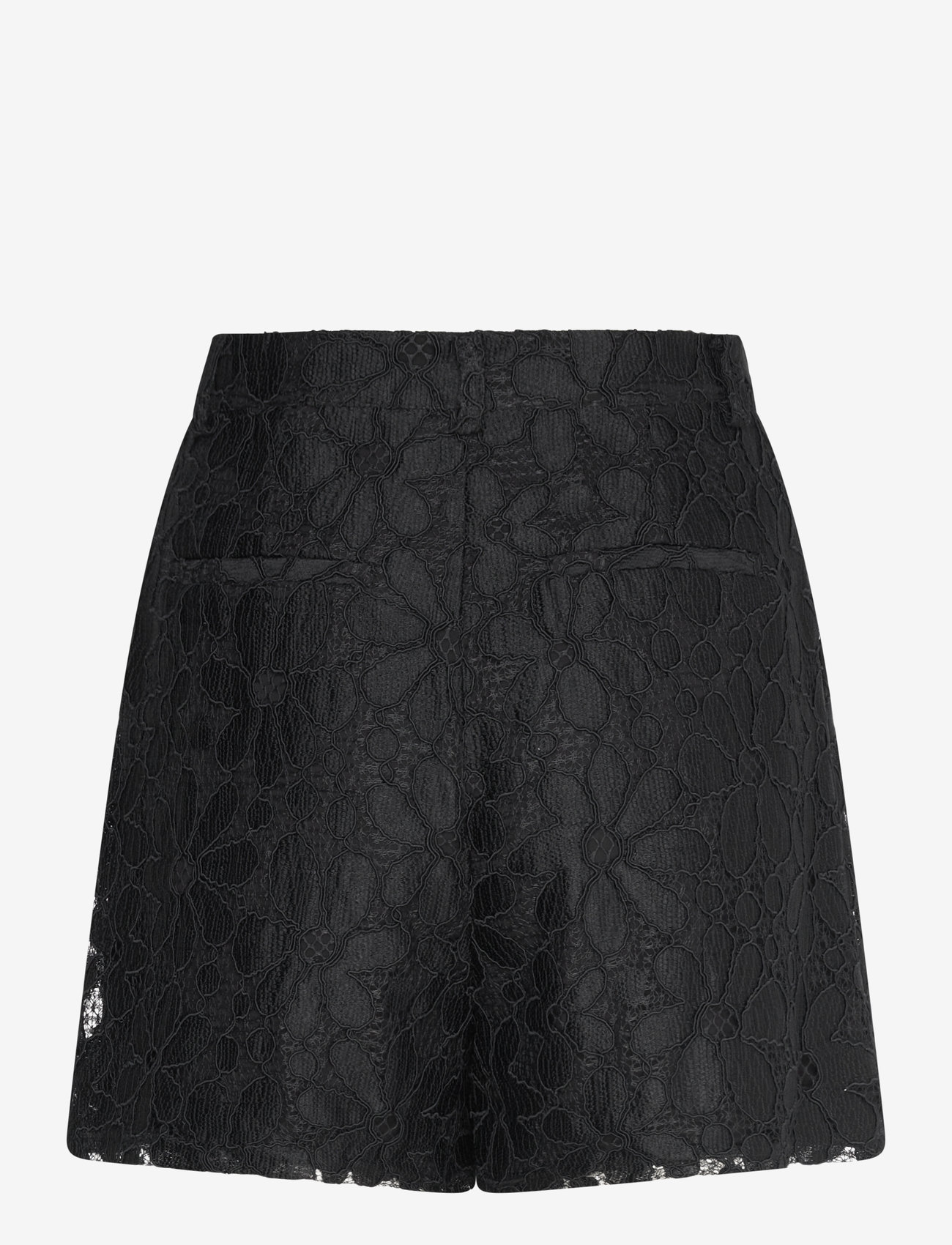 Desigual - SHORT LACE - lühikesed vabaajapüksid - black - 1