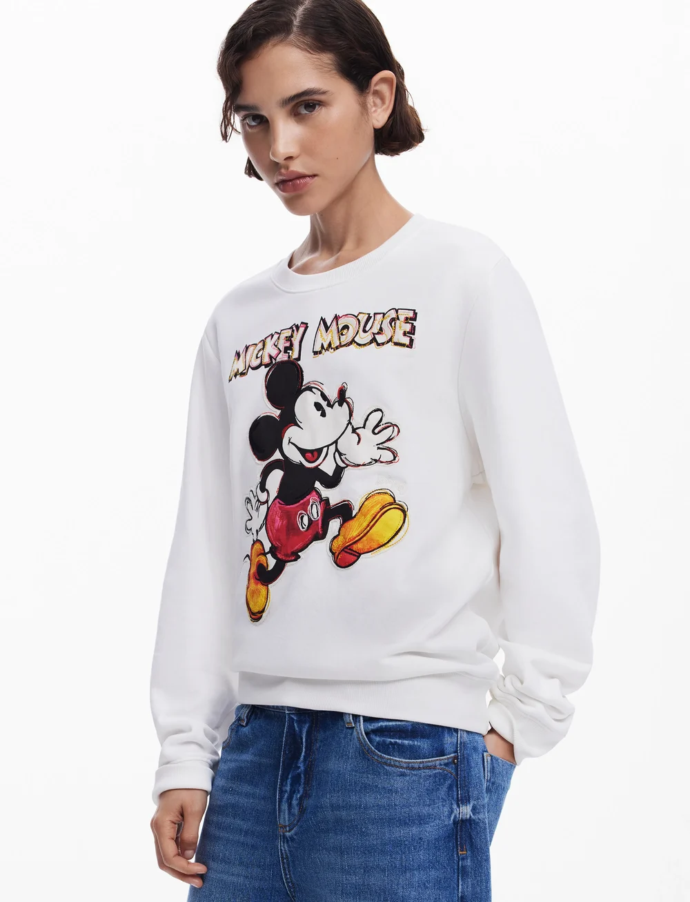 Desigual - AVERY MICKEY - alltags-style - cream - 0