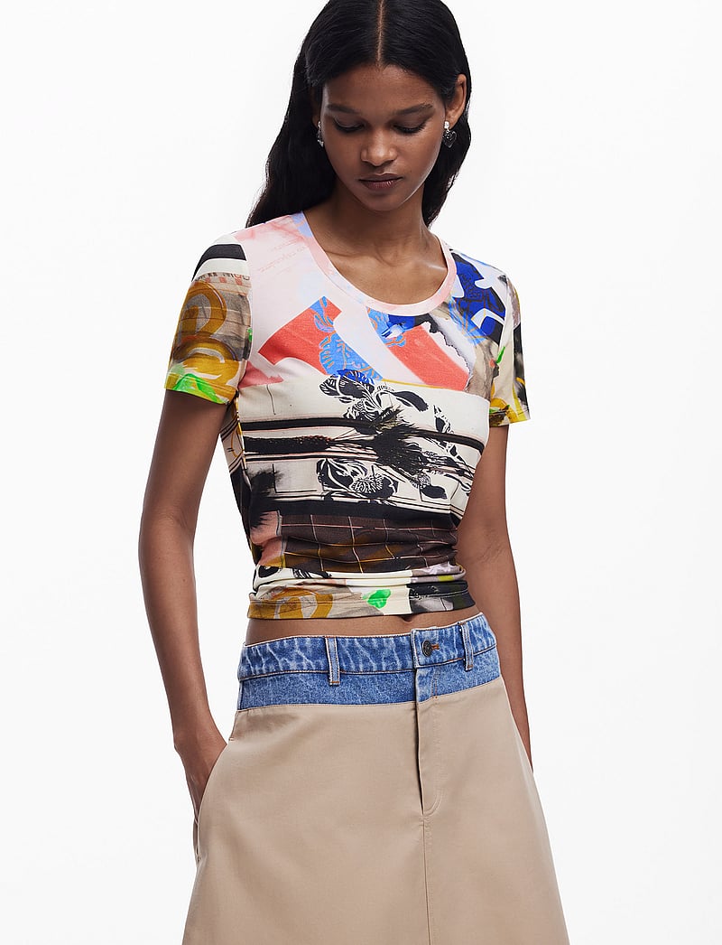 Desigual - COLLAGE - t-särgid - multi coloured - 0