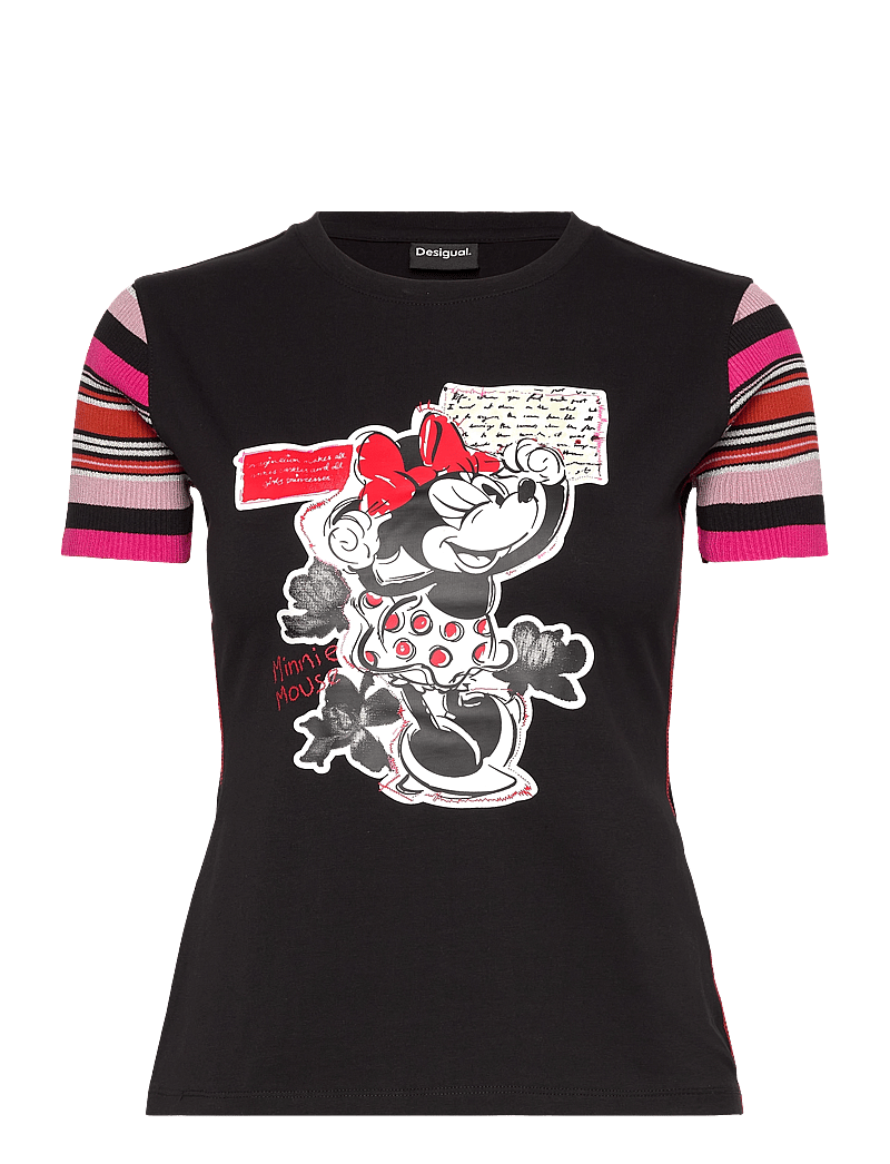 Desigual - MINNIE - t-shirts - black - 1