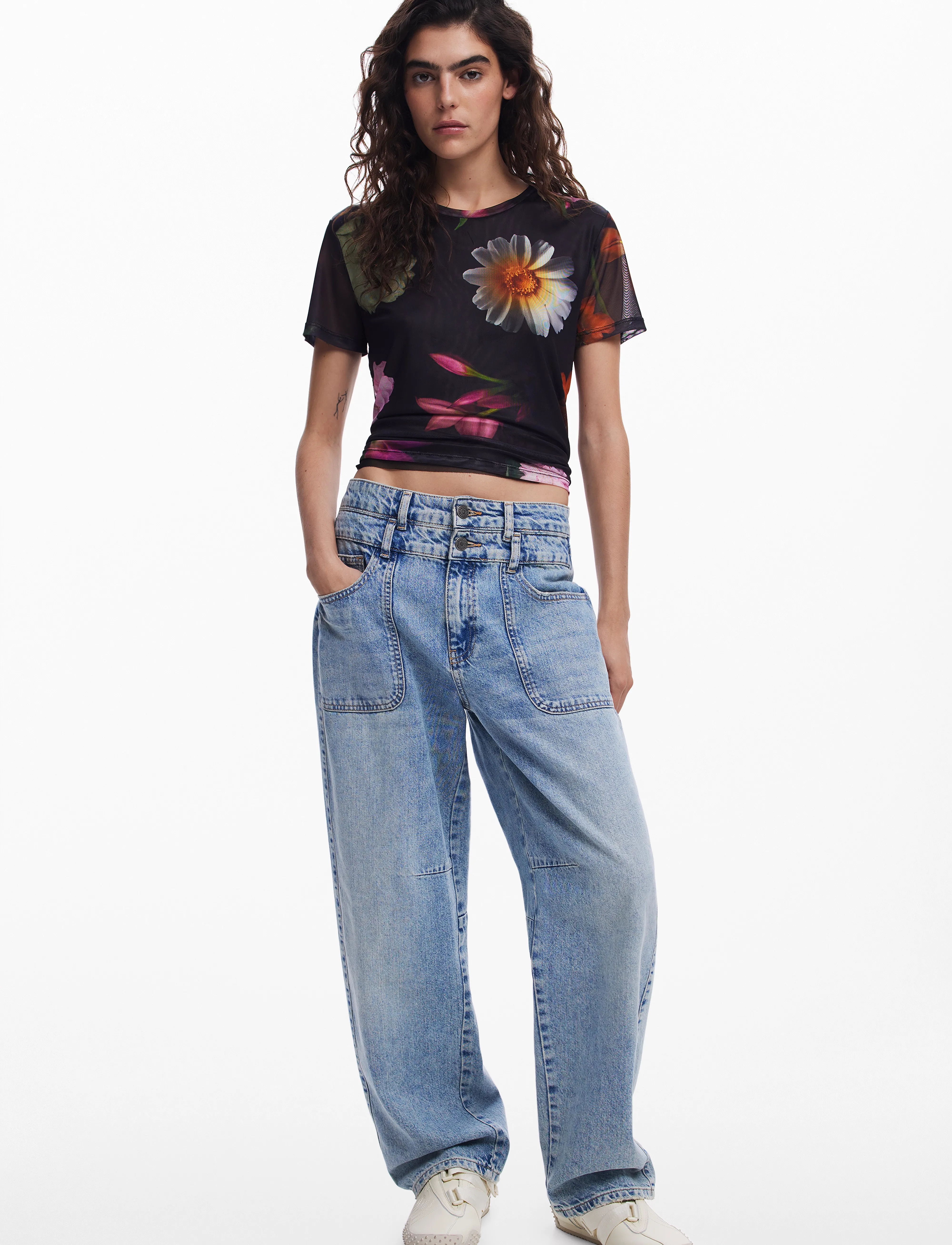 Desigual - DES - t-shirts - black - 4