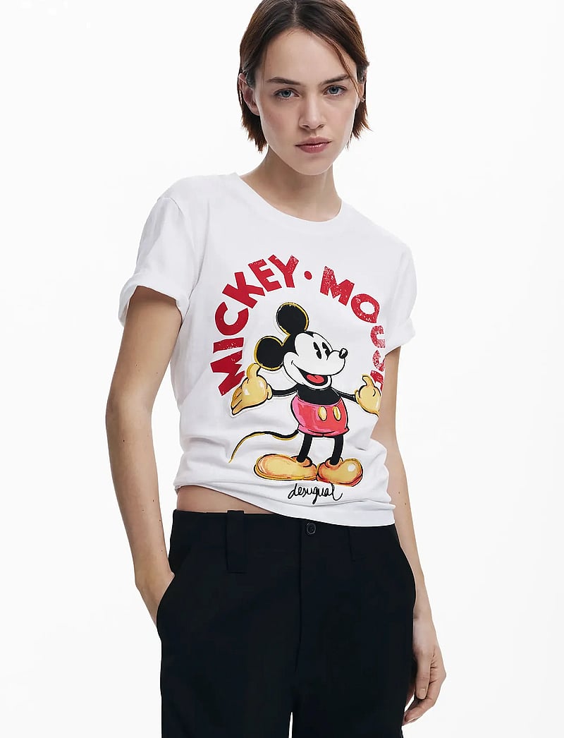 Desigual - MICKEY MOUSE - t-shirts - white - 0