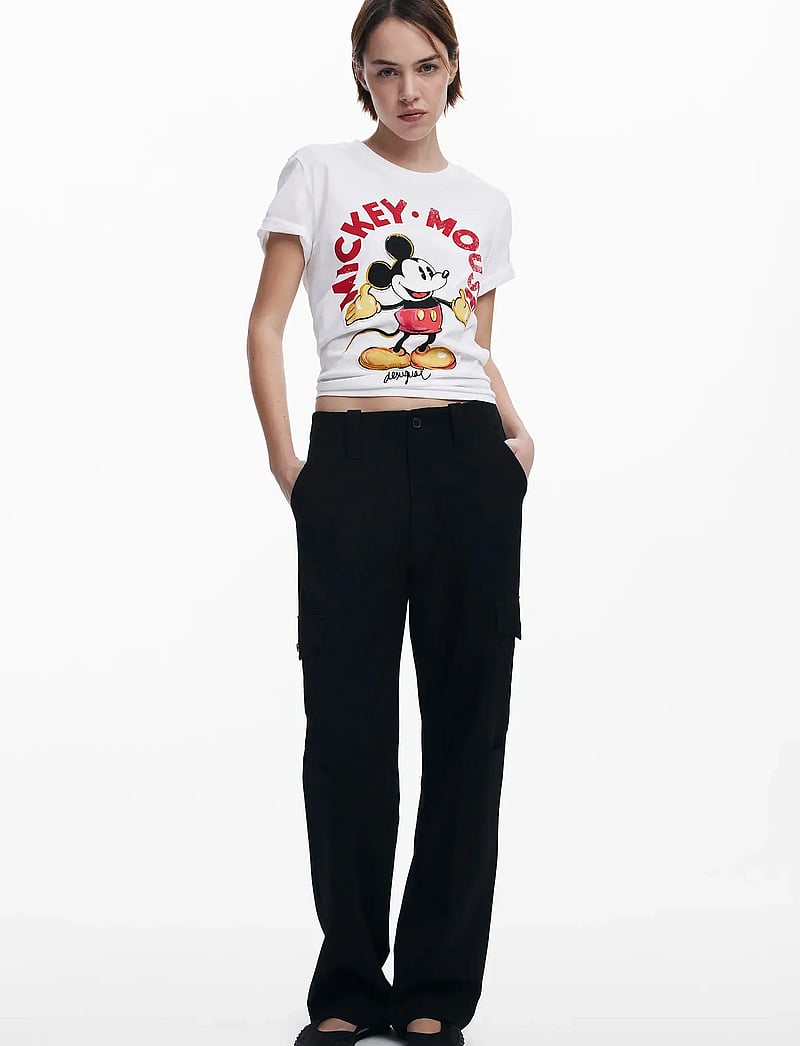 Desigual - MICKEY MOUSE - t-shirts - white - 3