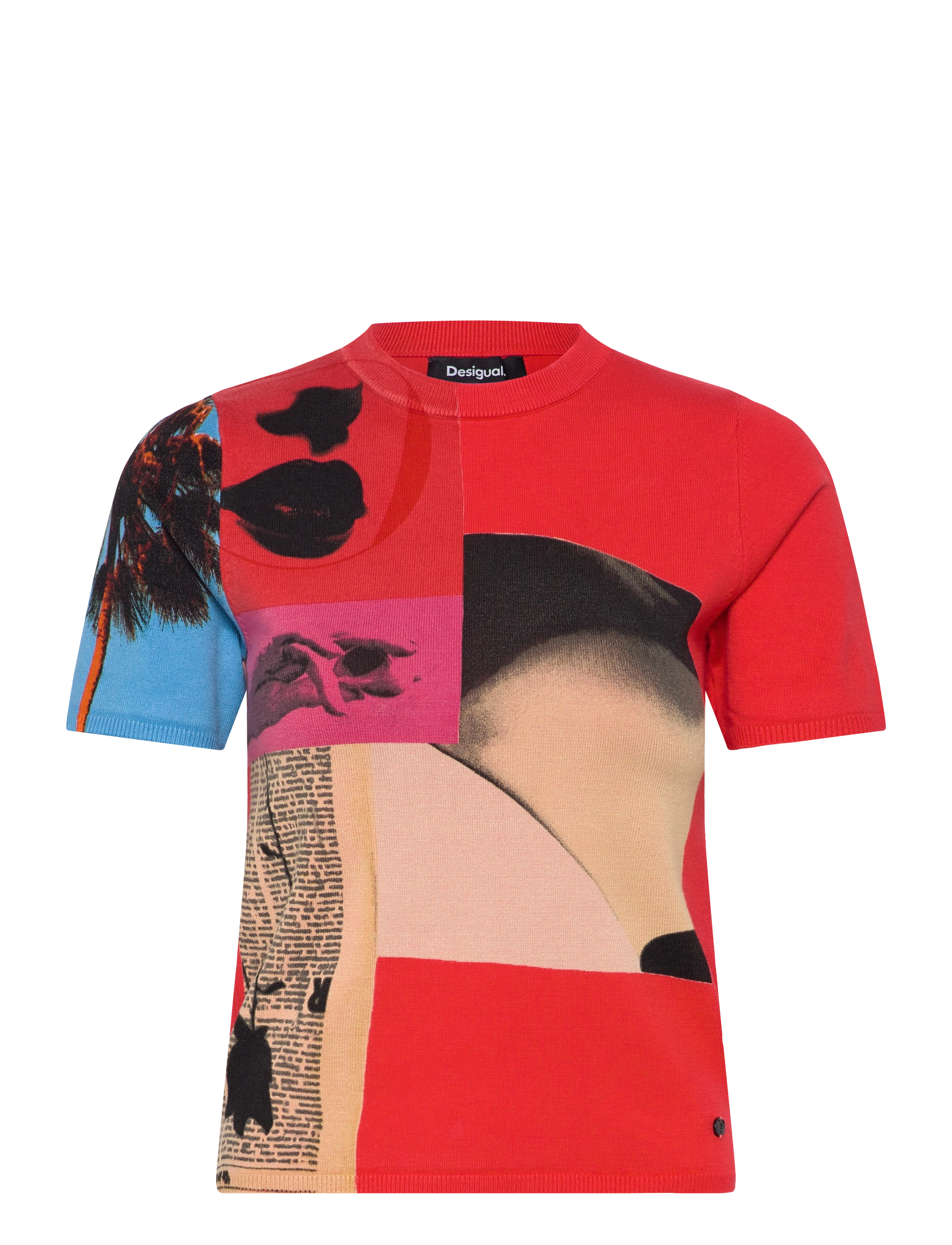Desigual - Redcollagelacroi - Īsām piedurknēm