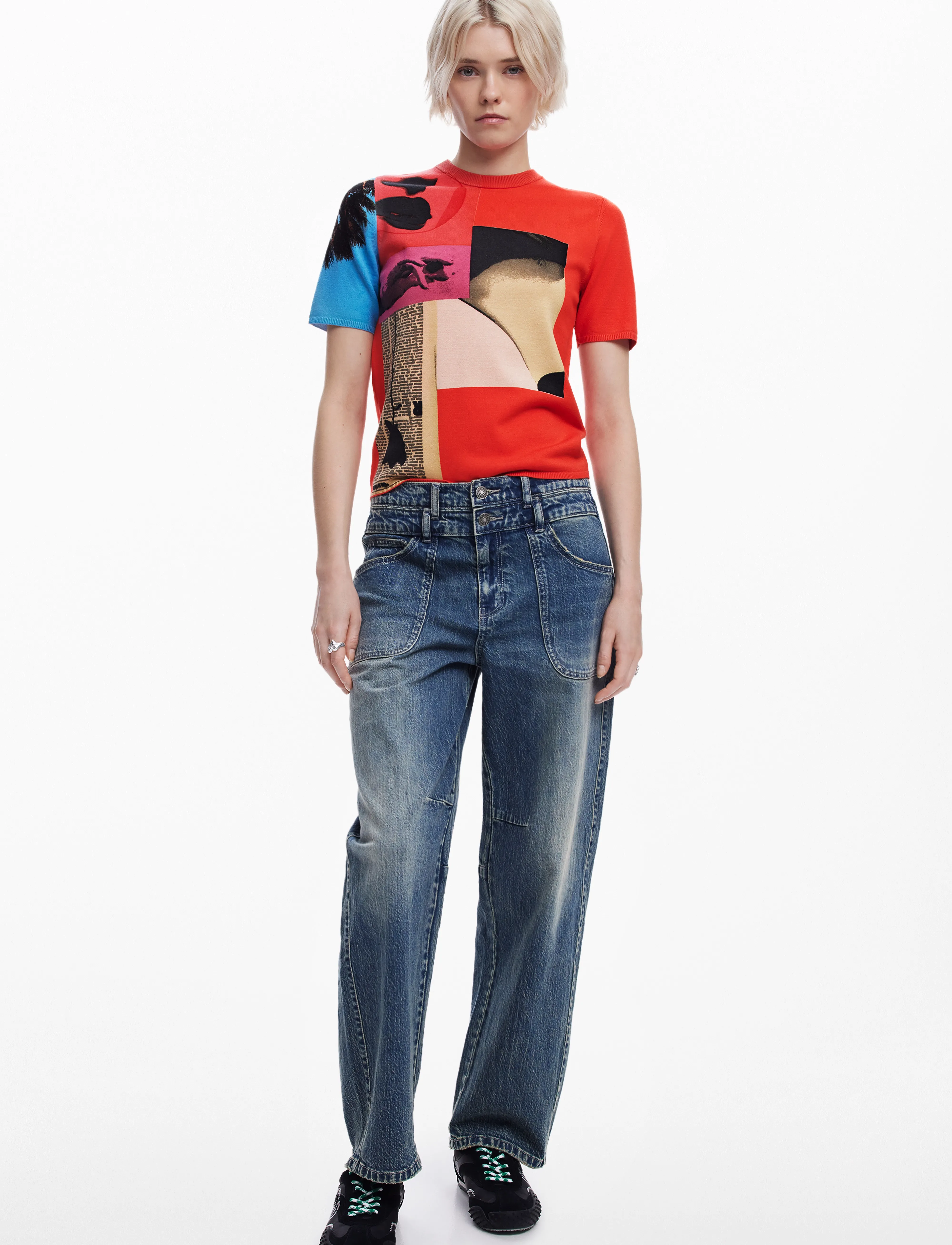 Desigual - REDCOLLAGELACROI - 3136 rojonanja - 4