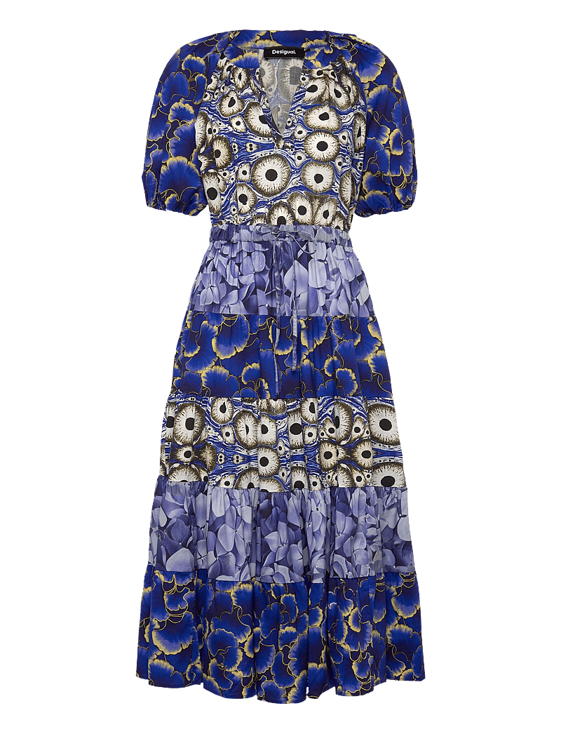 Desigual - CELLS LONG LACROIX - suvekleidid - navy - 1